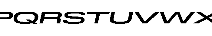 Lateral UltraWideMediumItalic Font UPPERCASE