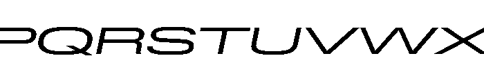 Lateral UltraWideRegularItalic Font UPPERCASE