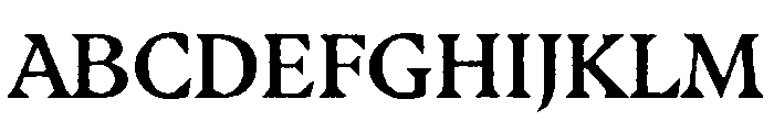 LaureateLatinRough Semibold Font UPPERCASE