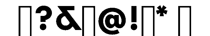 Lauweriksv03 Bold Instance Font OTHER CHARS