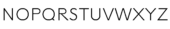 Lauweriksv03 Light Instance Font UPPERCASE