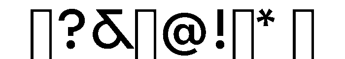 Lauweriksv0.3 Medium Font OTHER CHARS