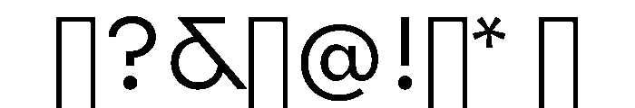 Lauweriksv03 Regular Instance Font OTHER CHARS