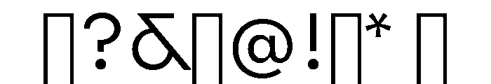 Lauweriksv0.3 Regular Font OTHER CHARS