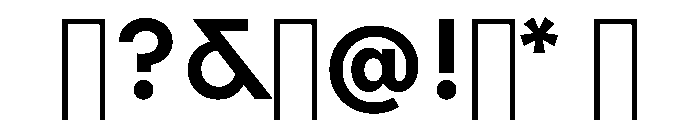 Lauweriksv03 Semibold Instance Font OTHER CHARS