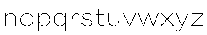 Lauweriksv0.3 Thin Font LOWERCASE