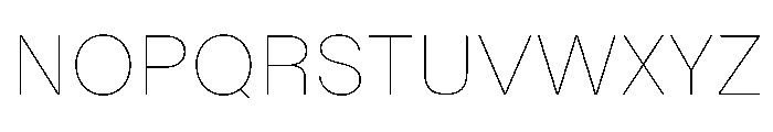 Lazzer TRIAL Thin Instance Font UPPERCASE