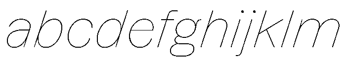 Lazzer TRIAL ThinItalic Instance FONT