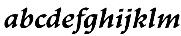 Ladoga Bold Italic Font LOWERCASE