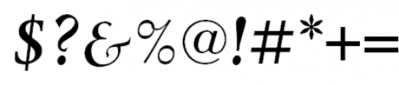 Lazurski Demi Italic Font OTHER CHARS
