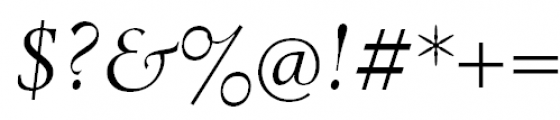 Lazurski Light Italic Font OTHER CHARS