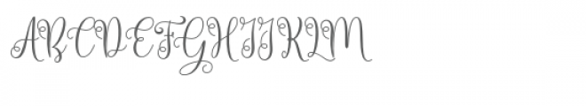 Ladies Heart Font UPPERCASE