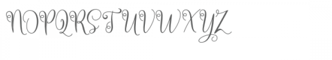 Ladies Heart Font UPPERCASE