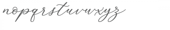 Ladies Style Font LOWERCASE