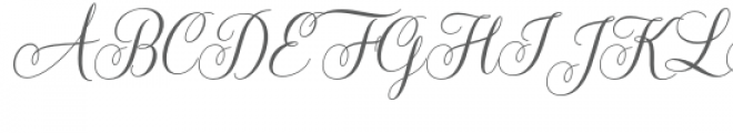 Lady Angelina Script Font UPPERCASE
