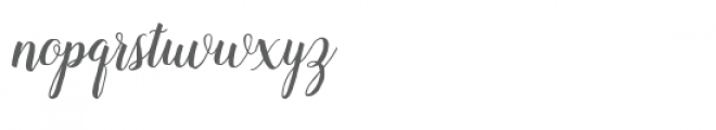 Lady Love Font LOWERCASE