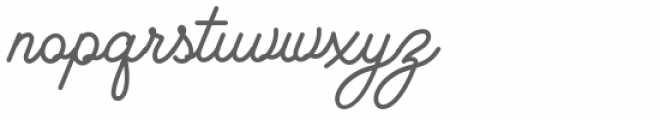Lambretta Script Font LOWERCASE