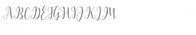 Latasha Script Font UPPERCASE