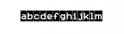 Labelo Rom Highlight Font LOWERCASE