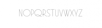 Laureate One Font LOWERCASE