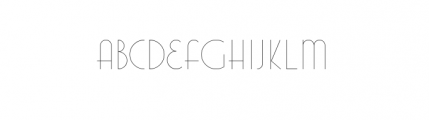 Laureate Three Font LOWERCASE