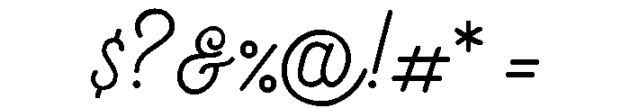 La Fa Salt Regular Font OTHER CHARS