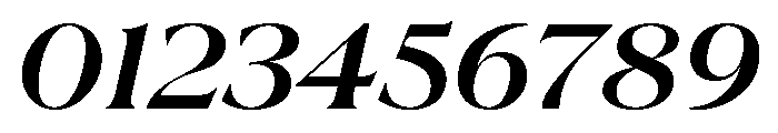 La Mericana Bold Italic Font OTHER CHARS