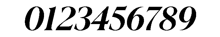 La Mericana Condensed Bold Italic Font OTHER CHARS