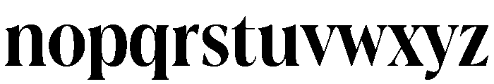 La Mericana Condensed Extra Bold Font LOWERCASE