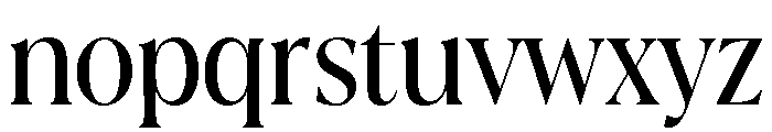 La Mericana Condensed Medium Font LOWERCASE