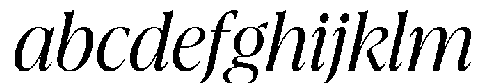 La Mericana Condensed Regular Italic FONT
