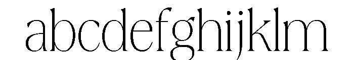 La Mericana Condensed Thin FONT