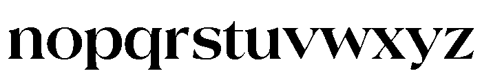 La Mericana Extra Bold Font LOWERCASE