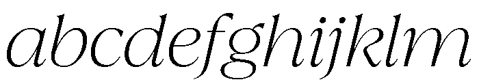 La Mericana Light Italic FONT