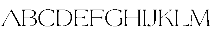 La Mericana Light Font UPPERCASE
