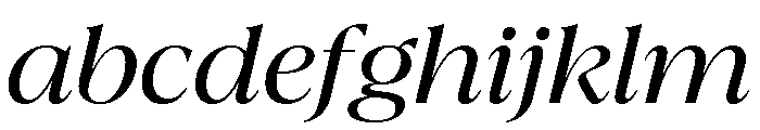 La Mericana Medium Italic FONT