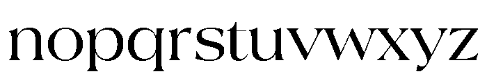 La Mericana Medium Font LOWERCASE