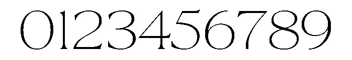 La Mericana Thin Font OTHER CHARS