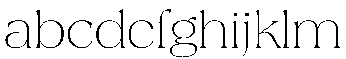 La Mericana Thin FONT