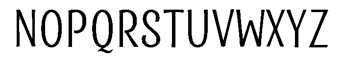 La Parisienne Sans Regular Font UPPERCASE