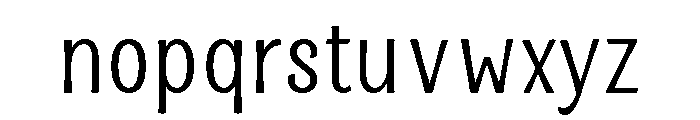 La Parisienne Sans Regular Font LOWERCASE