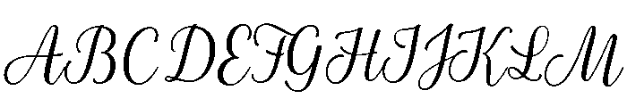 La Parisienne Script Regular Font UPPERCASE