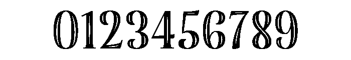 La Parisienne Serif Inline Font OTHER CHARS