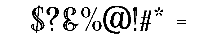 La Parisienne Serif Inline Font OTHER CHARS