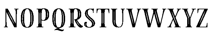 La Parisienne Serif Inline Font UPPERCASE