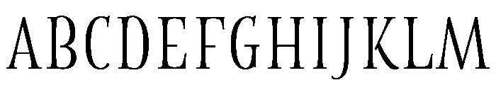 La Parisienne Serif Regular Font UPPERCASE