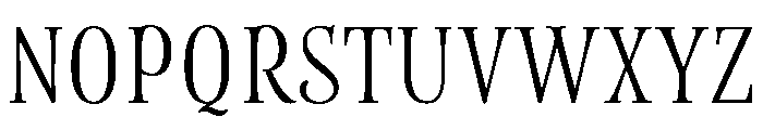 La Parisienne Serif Regular Font UPPERCASE