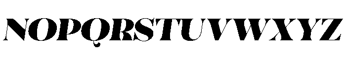 La Truffe Regular Italic Font UPPERCASE
