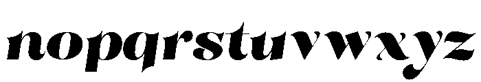 La Truffe Regular Italic Font LOWERCASE