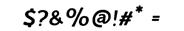 La Veronique Notes Bold Italic Font OTHER CHARS